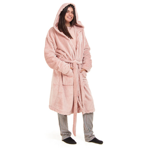 Snuggs Blanket Robe Dusty Rose
